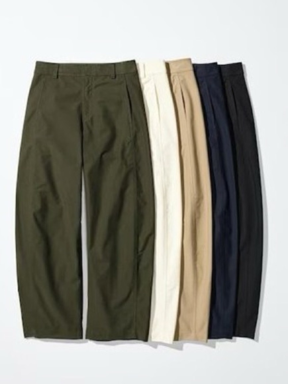 Uniqlo Navy Jersey Barrel Pants